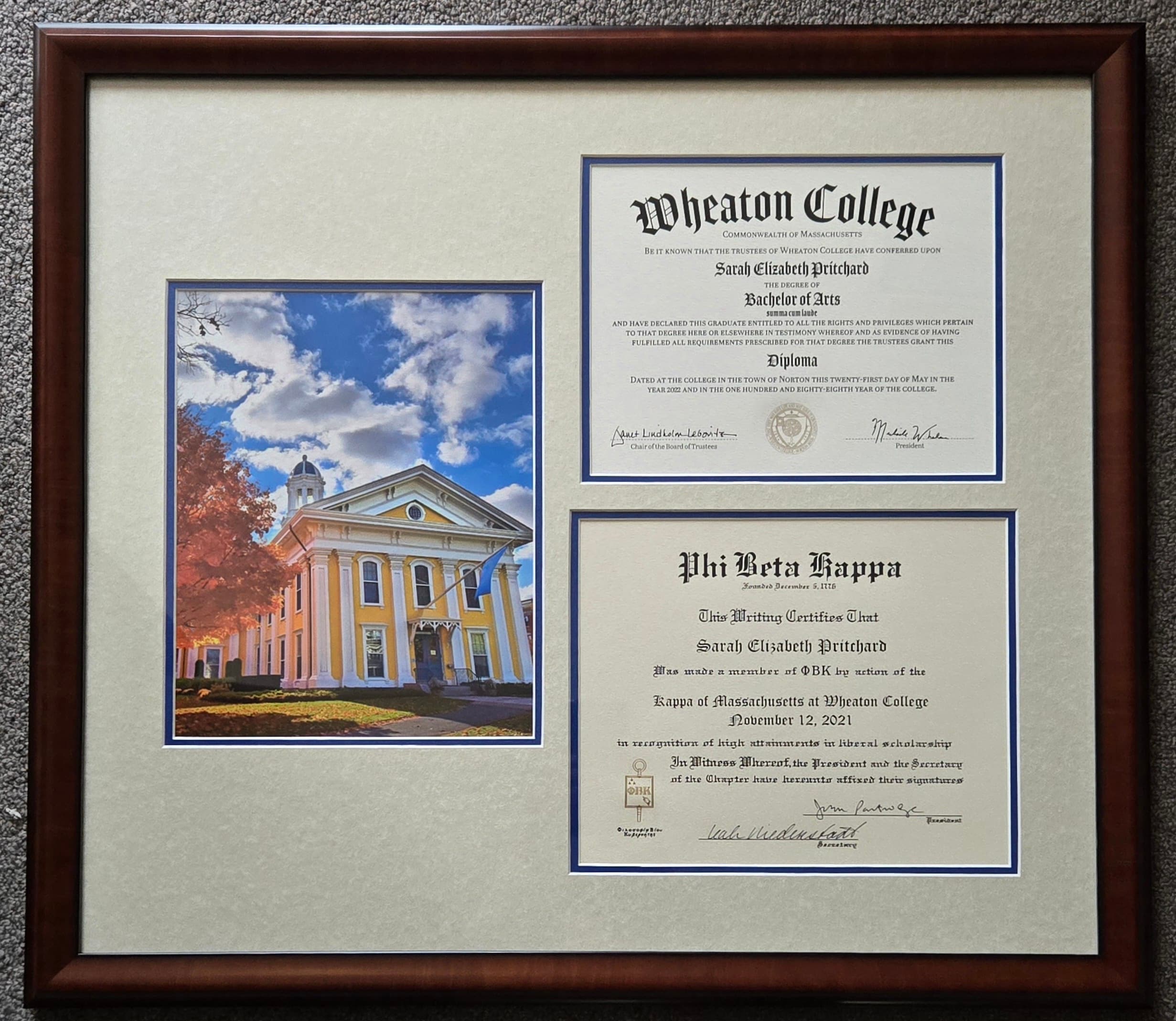 Diploma Framing